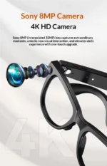 8MP Camera Smart Glasses