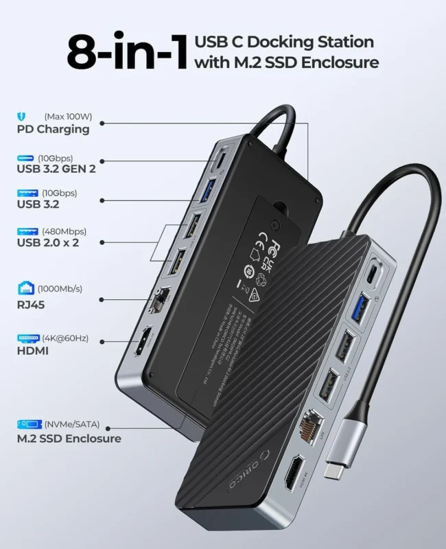 orico usb hub ssd additional product photo